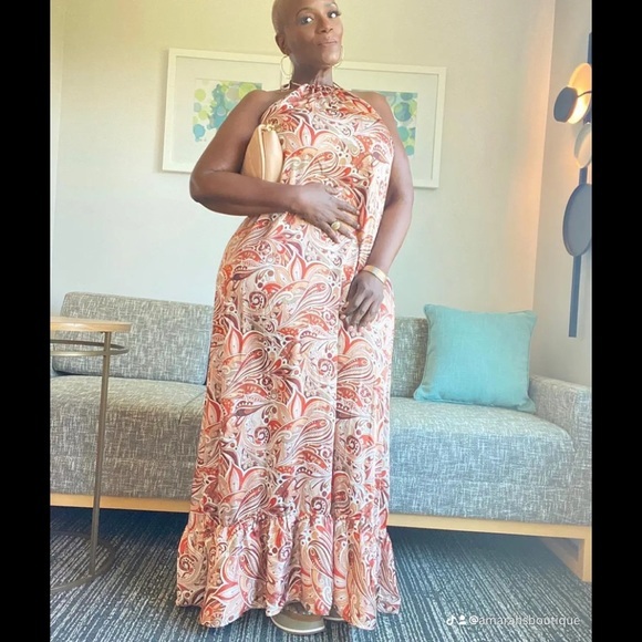 Bareback bohemian dress - Picture 3 of 11